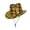 Z62-Yellow, variant on Women and Men Fashion Felt Striped Tartan Print Fedora Panama Hat Jazz Style Suitable for Parties and Stage Performances Cowboy Hat
