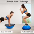 thumbnail image 2 of Bingirl 23 - inch Half Balance Ball: Inflatable, Nonslip Base, Balance Trainer, Stability Yoga Ball for Strength Training, 2 of 10