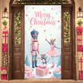 thumbnail image 5 of Decorative Design Merry Christmas Banner Nutcracker Theme Cartoon Characters Christmas Celebration for Holiday Party Indoor Decoration Special Events, 5 of 8