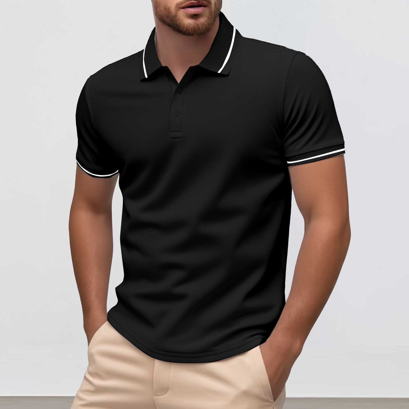 TBWNWG Men's Shirts Short Sleeve Solid Colour Shirt for Everyday Comfort and Style,Sizes XL