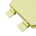 thumbnail image 3 of BathDecor Premium Citron Yellow Molded Round Wood Toilet Seat with Adjustable Release 'N' Clean? Hinge and OSG?, 3 of 4