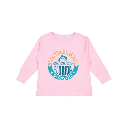 

Inktastic Sarasota Florida Vacation Travel Gift Toddler Boy or Toddler Girl Long Sleeve T-Shirt