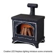 thumbnail image 4 of Destyer Miniature Simulation Illuminated Fireplace With Exquisite For Doll House, 4 of 6