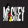 thumbnail image 3 of Disney - Mickey & Friends - Name Glitch - Classic Mickey - Men's Pullover Hooded Fleece Sweatshirt, 3 of 5