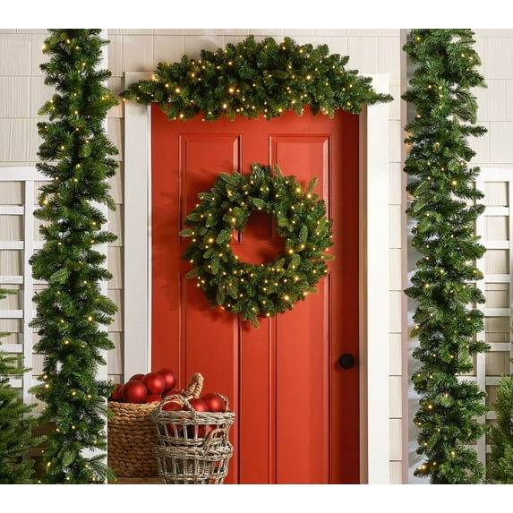 Bethlehem Lights 48" Green Color Flip Overlit Swag
