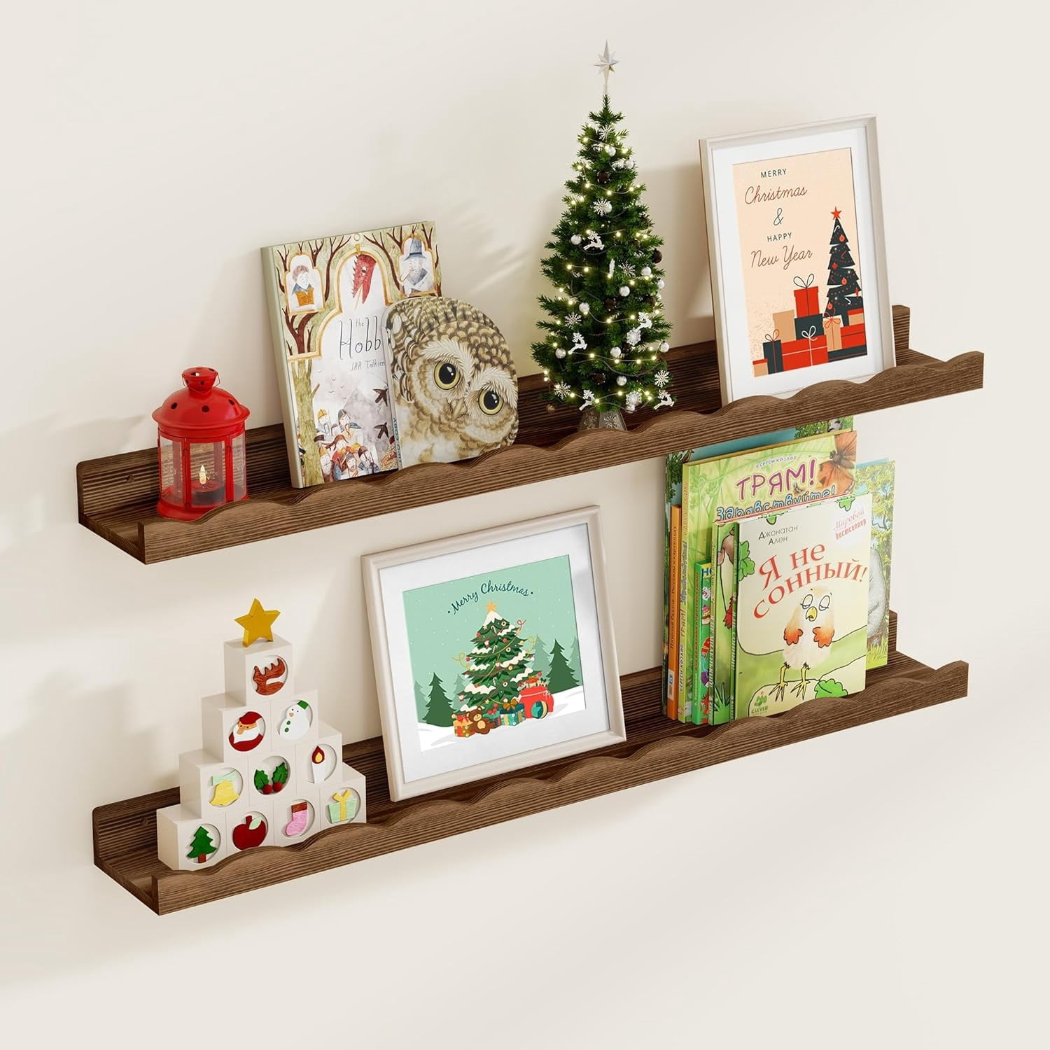 Litte Colorado 棚 Little Colorado Heart Peg Shelf in Honey Oak - Walmart.com