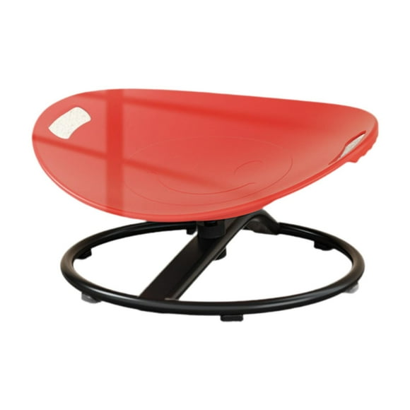 Silla giratoria para niños taburetes giratorios estables divertidos equilibrio físico equipo físico silla juguete sensorial para vacaciones en Rojo