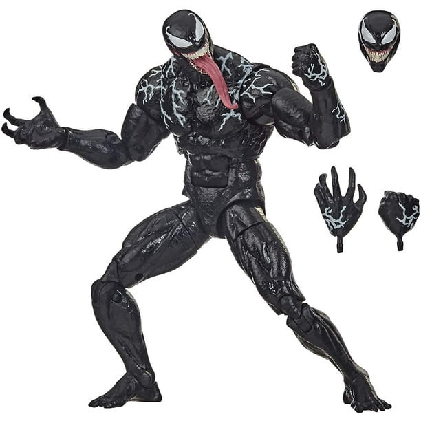 Rongmo Marvel Legends Series Venom 6-Inch Collectible Action Figure Venom Toy, Premium Design And 3 Accessories