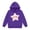 Purple, variant on GiLiling Girls Hooded Sweatshirt, Leopard Star Patch Letter Graphic Long Sleeve Hoodie Pullover Top, Loose Sweatshirts for Kids Daily Wear (Khaki, 7-8 Years)