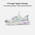 thumbnail image 3 of Balabala White Girls Sneakers Boys Sneakers Kids Sneakers Tennis Shoes School Shoes Lightweight Running Athletic Shoes, 3 of 6