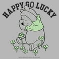 thumbnail image 2 of Junior's Winnie the Pooh St. Patrick's Day Happy Go Lucky Clover  Graphic T-Shirt, 2 of 2