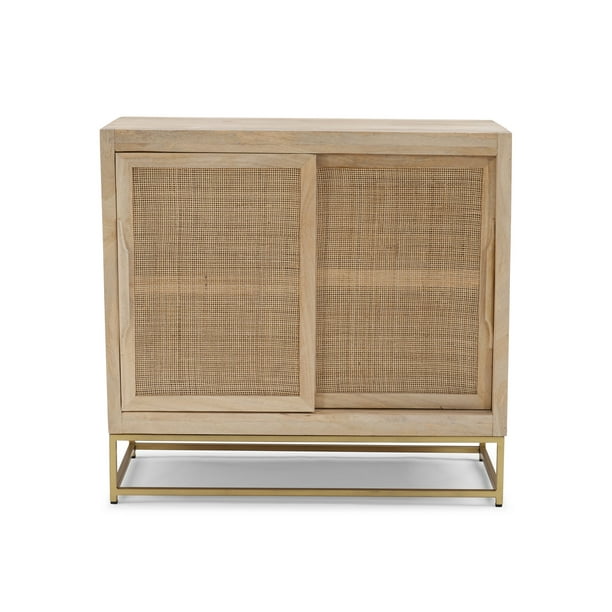 Powell Janie Rattan 2 Sliding Door Cabinet Com Powell Janie Rattan 2 Sliding Door, Hd Designs Trafford Sliding 2 Door Cabinet White