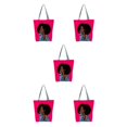 thumbnail image 3 of Minnieouse Cool Black Girl Bolso de lona - Estilo afro Exquisita artesanía Bolsos de gran capacidad Damas hl2110 Type2 NO2, 3 of 6