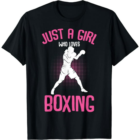 Just a Girl who loves Boxing Boxer Girls Kids T-Shirt