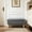 Blue+ Linen fabric, variant on AUU 32" Square Storage Ottoman Bench with Built-in Tray – Upholstered Footrest & End-of-Bed Seating with Modern Stitching, Extra Hidden Storage for Living Room or Bedroom