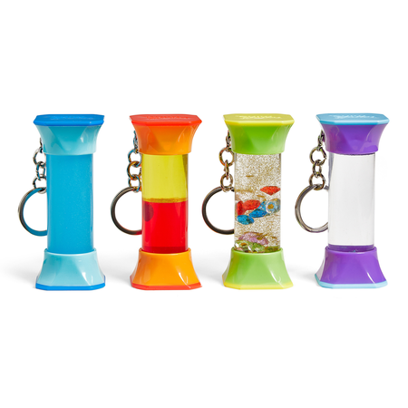 hand2mind Soothing Swirlers Sensory Tubes (Set of 4), Calming Corner Items Kids, Kids Ages 3+