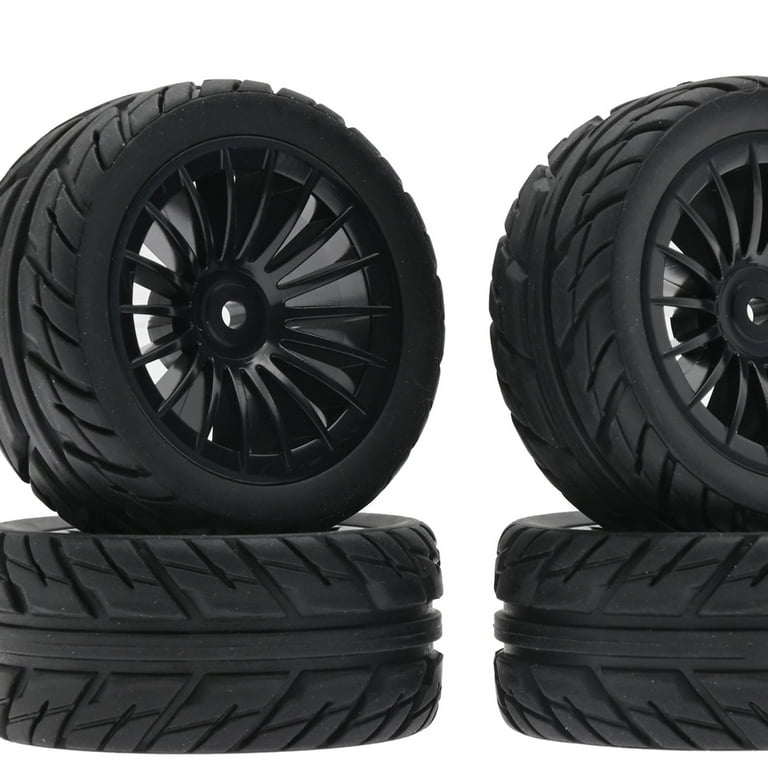 Upgrade RC Car Tires 1 16 Vehicles Model Accessories Replacement Assembly Spare Parts Model Modified 4Pcs Wheel for SG1604 Teenager Adults Black