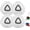 4 Count (Pack of 1), variant on 4 Pack Microfiber mop Head Replacements, Compatible with O-Ceda Easywring Single-Bucket Cleaning System, Powerful Stain Removal, Machine Washable, Easy to Replace