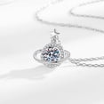 thumbnail image 5 of Dazzling Star Shaped Moissanite Pendant Necklace for Women 1ct Moissanite Necklace for Female Gift for Women Simulated Diamond Necklace, 5 of 7