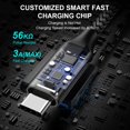 thumbnail image 3 of Cable de carga USB-A a USB-C de 30 cm, paquete de 2, color gris, 3 of 8