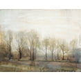 thumbnail image 2 of Theodosiou, Matina 32x26 White Modern Wood Framed Museum Art Print Titled - Dreams and Trees Landscape, 2 of 4