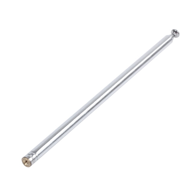 2X 96cm Length 7 Section Telescoping Stainless Steel AM FM Radio TV Antenna
