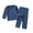 00-Blue665, variant on WOYY Boys Pajamas Long Sleeve Top Pants Comfy Sleep Set Kids Base Layer,2-Piece, Sizes 2-8