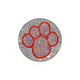 thumbnail image 2 of Insertos antideslizantes para portavasos de coche con huella de pata de perro - Alfombrillas universales para aislamiento térmico y reducción de ruido, 2 of 9
