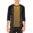 thumbnail image 1 of Halloween T-Shirt Raglan pour Homme Noir Dragon Costume, 1 of 2