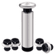 thumbnail image 1 of Tapones para botellas de vino, bomba de ahorro de vino con tapones para botellas de vino, acero inoxidable, 1 of 5