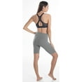 thumbnail image 2 of LMB Biker Shorts for Women Extra Soft Fabric - (XS - S) Light Grey, 2 of 6