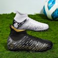 thumbnail image 3 of Zapatillas de fútbol transpirables para hombre, zapatos de interior, botas de fútbol de alta calidad, tacos de fútbol, Partido de entrenamiento, ultraligero, antideslizante, 3 of 5