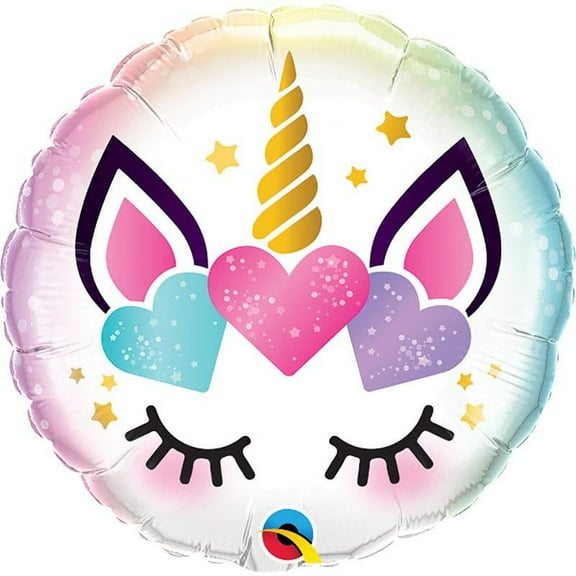 LOONBALLOON Birthday General Balloons, 18″ UNICORN EYELASHES