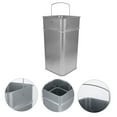 thumbnail image 6 of Niceauty Large Capacity Galvanized Iron Outdoor Trash Can Metal Dustbin for Garden Yard and Kitchen, 6 of 8