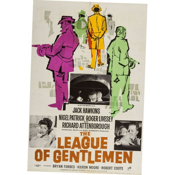 League Of Gentlemen The Movie Poster 12x16 Print on Metal Sign 12in x 16in Square Adults Best Posters