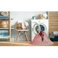 thumbnail image 2 of Ahgly Company Machine Washable Indoor Square Transitional Pastel Pink Area Rugs, 6' Square, 2 of 7