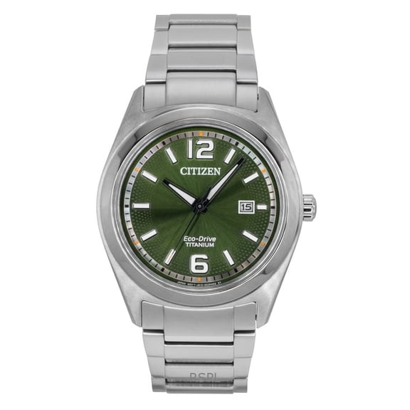 Citizen Eco-Drive Super Titanium Green Dial AW1641-81X Men's Watch
