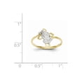 thumbnail image 2 of 10k & Rhodium Praying Hands CZ w/Cross Ring, 2 of 2