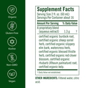 Flora Health Flor-Essence Liquid Tea Blend - Ancient 8-Herb Formula - Natural Full Body Cleanse & Detox - Organic Ingredients - Pure Vegan Formula - Burdock Root, Sorrel, Slippery Elm, Kelp - 500mL
