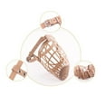 thumbnail image 2 of Plastic and PU Dog Muzzle with Adjustable Strap for Pet Use Khaki 7 Sizes Available, 2 of 8