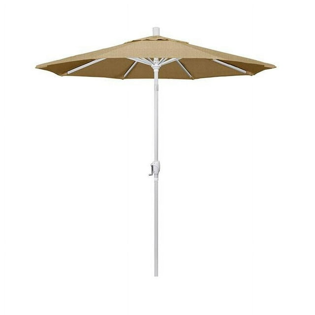 California Umbrella GSPT758170-8318 Parasol Rond de 7,5 Pieds en Aluminium, Sunbrella Lin Sésame