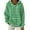 Green, variant on Sexlip Women's Fashionable Casual Hooded Long-sleeved Printed Pocket Hooded Drawstring Sweatshirt Green XXL