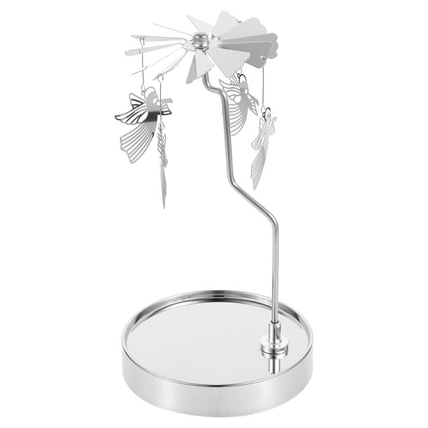 Candelabro giratorio Candelabro giratorio Candelabro de té Candelabro giratorio con adorno para vela