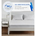 thumbnail image 5 of Queen Mattress Protector Noiseless,Mattressprotector Queen,Waterproof Mattress Cover Soft Breathable Cotton Terry for Pets Kids Adults 60" x 80" White, 5 of 6