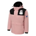 thumbnail image 4 of Feancey Womens Heated Down Jacket Winter Warm 4 Heating Areas Removable Hooded Jacket Thermal Full Zip Electric Heated Windbreaker Softshell Lighten Pink 3XL, 4 of 5