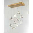 thumbnail image 5 of ET2 E24599-93PC Swank LED 10-Light Linear Pendant, Polished Chrome, 5 of 7