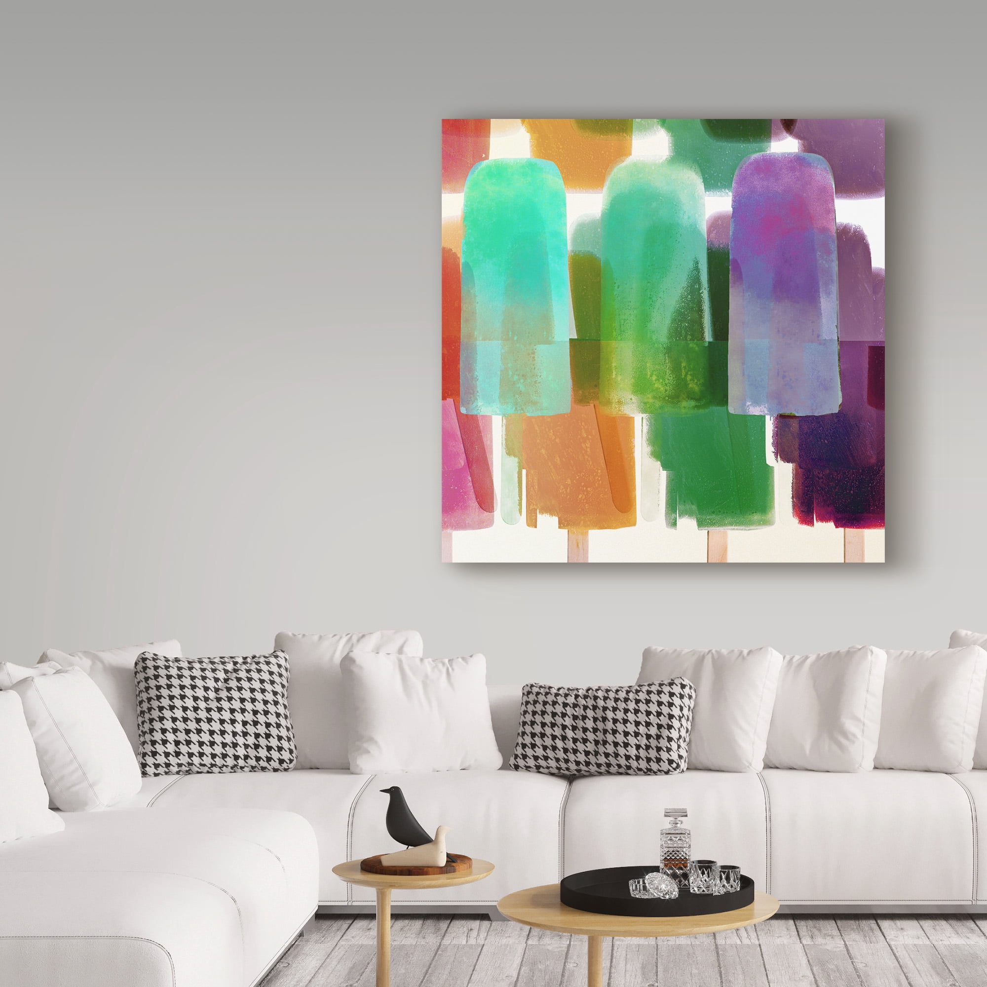 Trademark Fine Art 'Popsicles 2' Canvas Art by Color Bakery