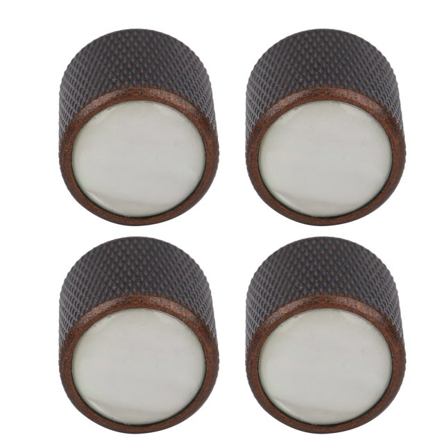 Bouton de Basse Électrique, 4 Pcs Bouton de Basse Électrique Dôme de Guitare Performance Inégalée