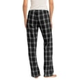 thumbnail image 2 of District Adult Female Women Checks Flannel Plaid Pant Black 4X-Large, 2 of 6