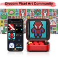 thumbnail image 3 of Divoom Ditoo -- Pixel Art Bluetooth Speaker with 16*16 LED Display APP Control - Cool Gaming Setup with RGB Backlit Mechanical Keyboard, Red, 3 of 7